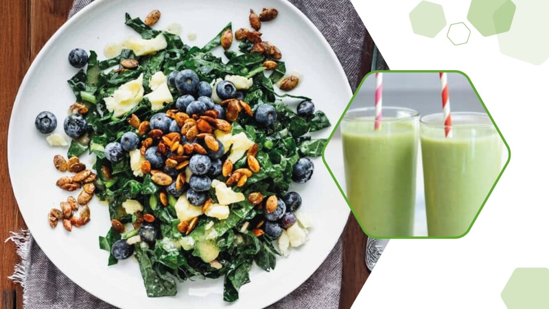 Déjeuner super-héros au kale
